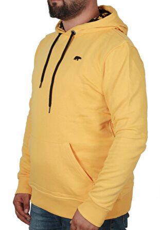 Bad Neck Hoodie Hardal Kapüşonlu Erkek Sweatshirt