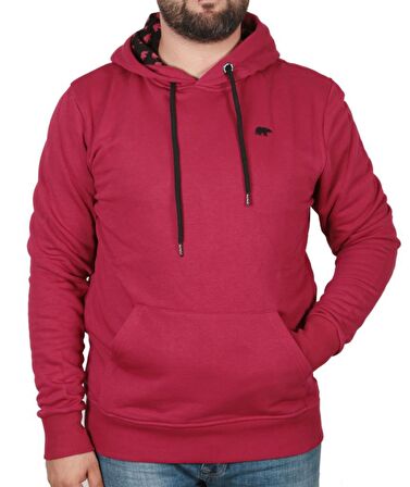 Bad Neck Hoodie Hardal Kapüşonlu Erkek Sweatshirt