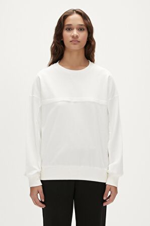 Bad Bear Suture Erkek Beyaz Sweatshirt