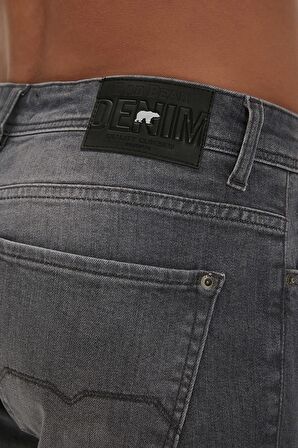 Dante Jeans Gri Erkek Denim Pantolon