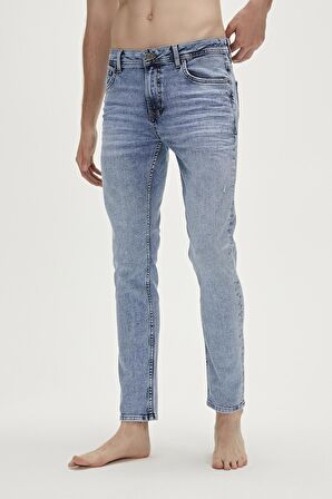 Xavier Jeans Buz Mavi Erkek Denim Pantolon