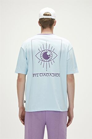 ADIOS T-SHIRT SKY BLUE