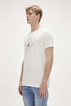 Bad Bear Baskılı Beyaz Erkek T-Shirt 23.01.07.019_ALIVE t-shirt