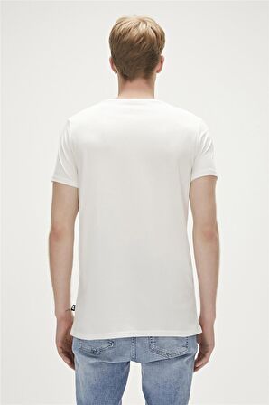 Bad Bear Baskılı Beyaz Erkek T-Shirt 23.01.07.019_ALIVE t-shirt