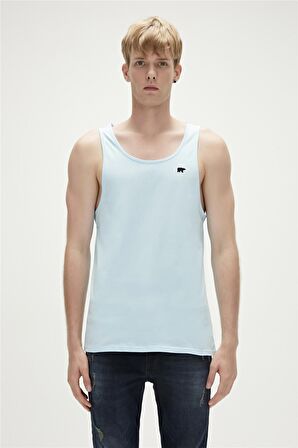 Brody Tank-Top Gök Mavi Erkek Atlet