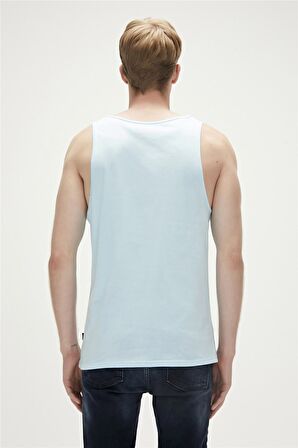 Brody Tank-Top Gök Mavi Erkek Atlet