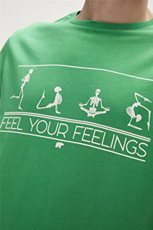 FEEL YOU T-SHIRT YEŞİL