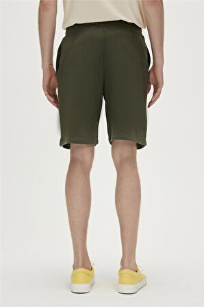 Re-Axel Recycle SweatShorts Haki Yeşil Erkek Şort