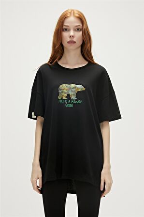 RE-FINGER t-shirt SİYAH