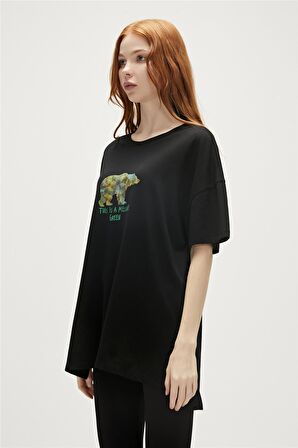 RE-FINGER t-shirt SİYAH