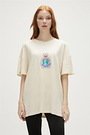 RE-SAVE T-SHIRT ŞEKER BEYAZI