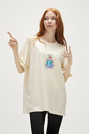 RE-SAVE T-SHIRT ŞEKER BEYAZI