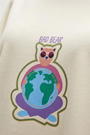 RE-SAVE T-SHIRT ŞEKER BEYAZI