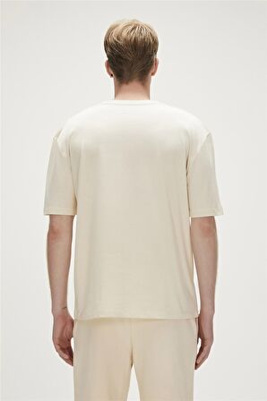 RE-SOCIAL t-shirt ŞEKER BEYAZI