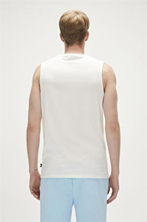 Rowan Tank-Top Off-White Beyaz Erkek Atlet