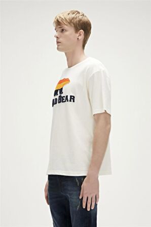 Tripart T-Shirt Off-White Beyaz 3D Baskılı Erkek Tişört 