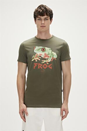 Bad Bear Frog T-shırt Haki 23.01.07.011-C70 