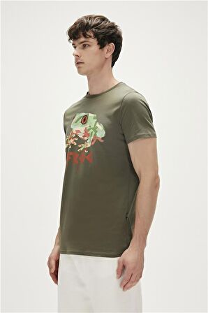 Bad Bear Frog T-shırt Haki 23.01.07.011-C70 