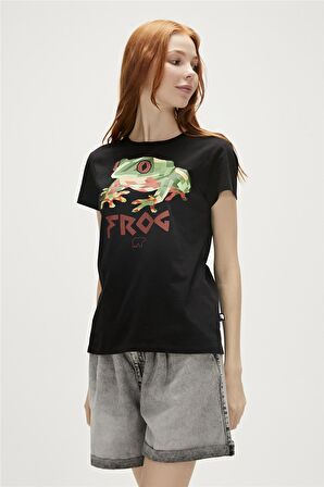 FROG T-SHIRT SİYAH