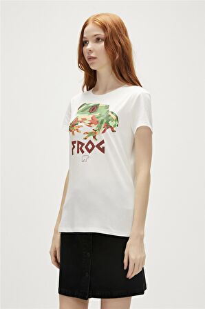 FROG T-SHIRT BEYAZ