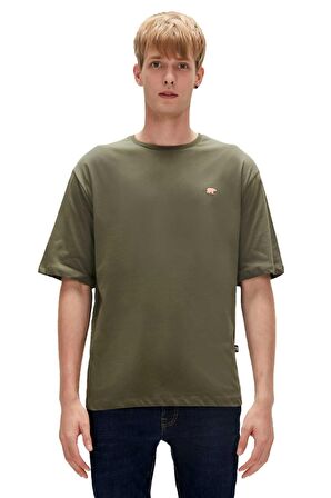 Bad Bear Baskılı Haki Erkek T-Shirt 23.01.07.015_REALITY T-SHIRT