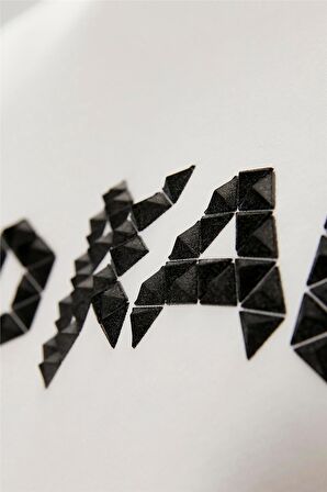 3D Bad Hoodie Off-White Beyaz Kapüşonlu Erkek Sweatshirt