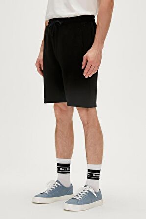 Crux SweatShorts Siyah Erkek Şort