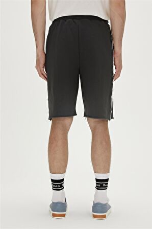 Kai SweatShorts Antrasit Baskılı Erkek Şort