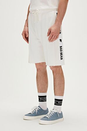 Kai SweatShorts Off-White Beyaz Baskılı Erkek Şort