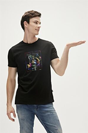 Bad Bear Baskılı Siyah Erkek T-Shirt 23.01.07.037_ONEWAY T-SHIRT