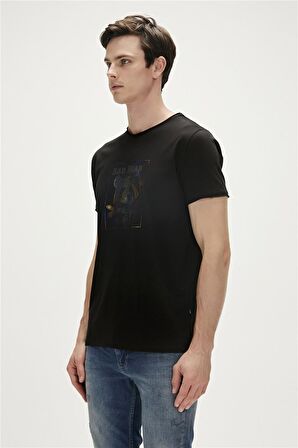 Bad Bear Baskılı Siyah Erkek T-Shirt 23.01.07.037_ONEWAY T-SHIRT