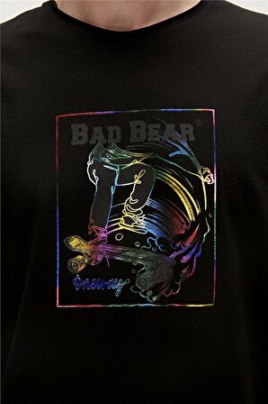 Bad Bear Baskılı Siyah Erkek T-Shirt 23.01.07.037_ONEWAY T-SHIRT