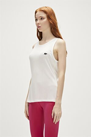 Cara Tank-Top Off-White Beyaz Kadın Atlet