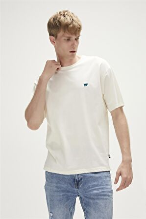 Bad Bear Baskılı Beyaz Erkek T-Shirt 23.01.07.029_BREAK t-shirt