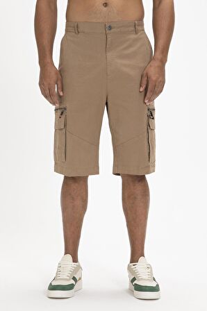 Rope SweatShorts Camel Kahverengi Erkek Şort
