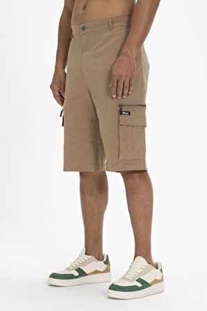 Rope SweatShorts Camel Kahverengi Erkek Şort