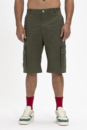 Rope SweatShorts Haki Yeşil Erkek Şort