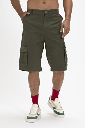 Rope SweatShorts Haki Yeşil Erkek Şort