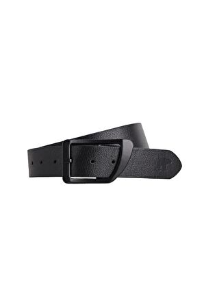 Tail Belt Siyah Deri Erkek Kemer