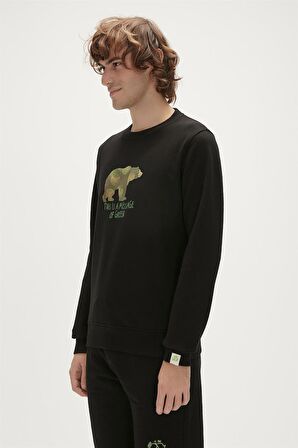 Bad Bear RE-FINGER CREWNECK Erkek Sweatshirt