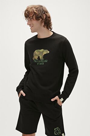 Bad Bear RE-FINGER CREWNECK Erkek Sweatshirt