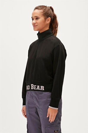 Bad Bear ZOE HALF-ZIP SWEATSHIRT LACİVERT Kadın Sweatshirt