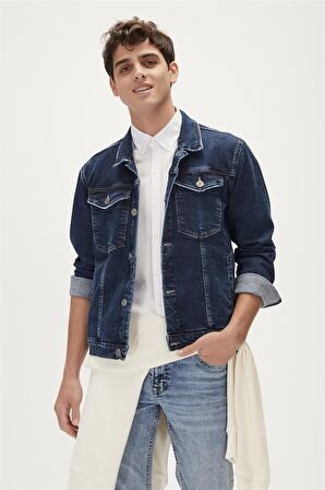 Roy Denim Koyu Mavi Erkek Jacket