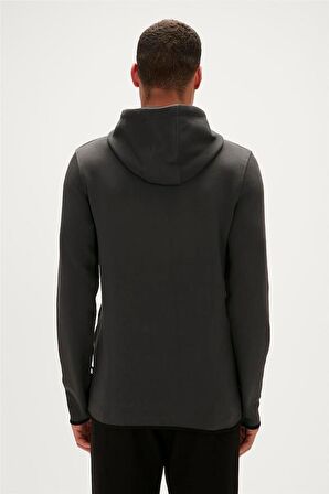 Bad Bear DEFENCE HALF-ZIP HOODIE Erkek Sweatshirt Siyah S-XXL 