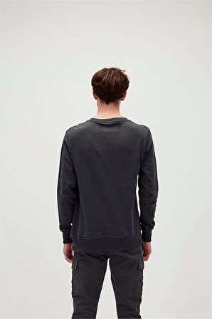 Presage Crewneck Antrasit King Size Erkek Sweatshirt