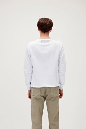 Presage Crewneck Off-White Beyaz King Size Erkek Sweatshirt