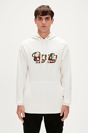 Royalty Hoodie Off-White Beyaz  Kapüşonlu Erkek Sweatshirt