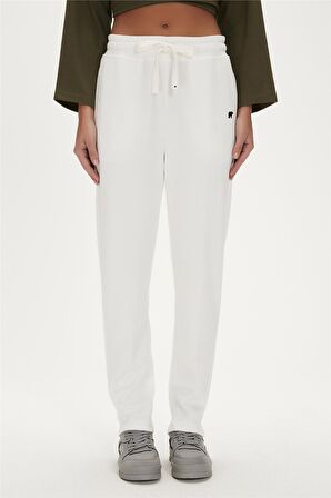 Lexı SweatPants Off-White Beyaz Kadın Eşofman Altı