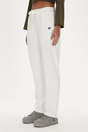 Lexı SweatPants Off-White Beyaz Kadın Eşofman Altı