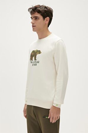 Bad Bear RE-FINGER CREWNECK Erkek Sweatshirt